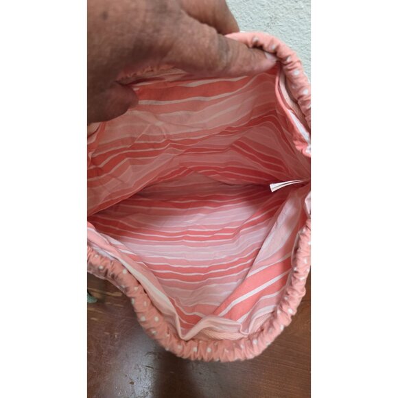 Matilda Jane Girls Ruffle Drawstring Bag Multi-Color Floral & Polka Dot Cotton B - Picture 3 of 9